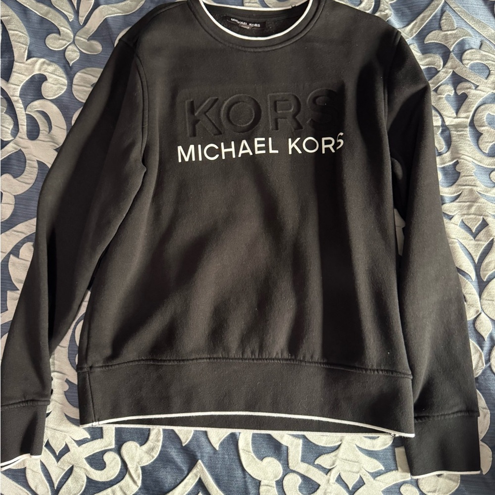 Michael Kors Black Crewneck Sweater